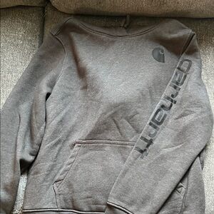 Carhartt woman’s Charcoal Crewneck Sweater